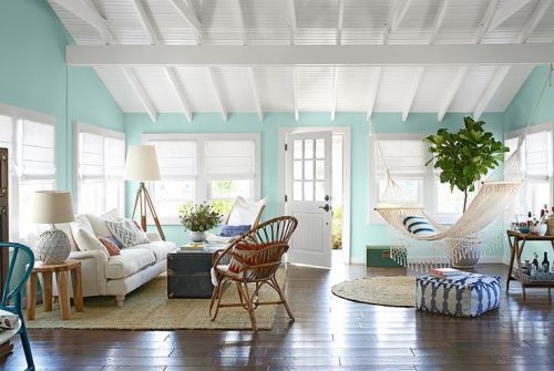 Coastal living room with a cottage feel